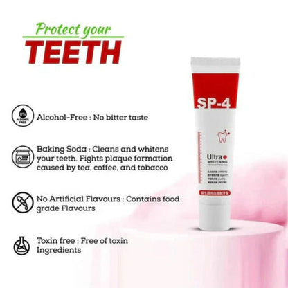 SP-4 Probiotic Brightening and cleaning toothpaste(Pack of 2) 16182