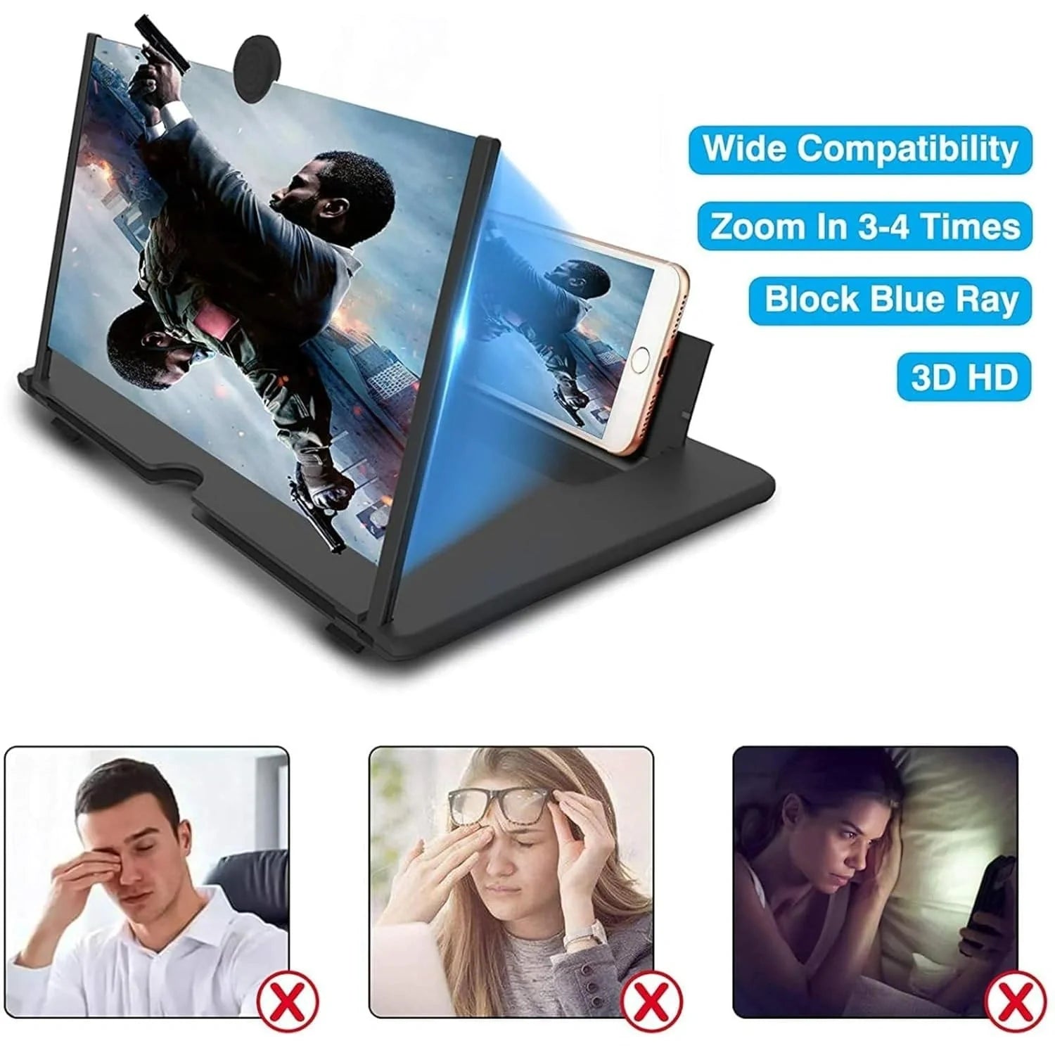 Mobile Phone Video Screen Magnifier Amplifier (Pack of 1)🎉 19357