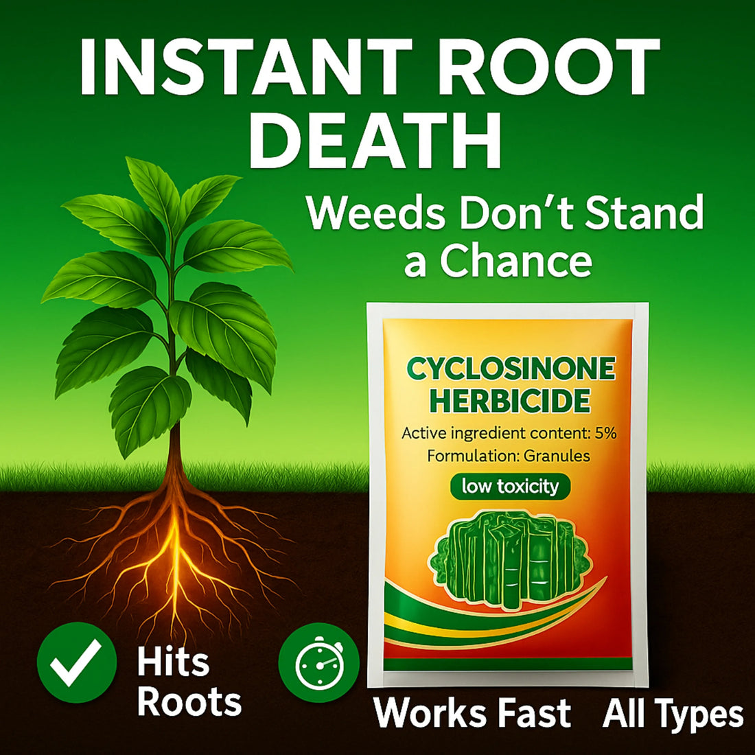 Cyclosinone Herbicide Granules ,Tree Root Vanisher- Buy 1 Get 1 Free✨ 27555