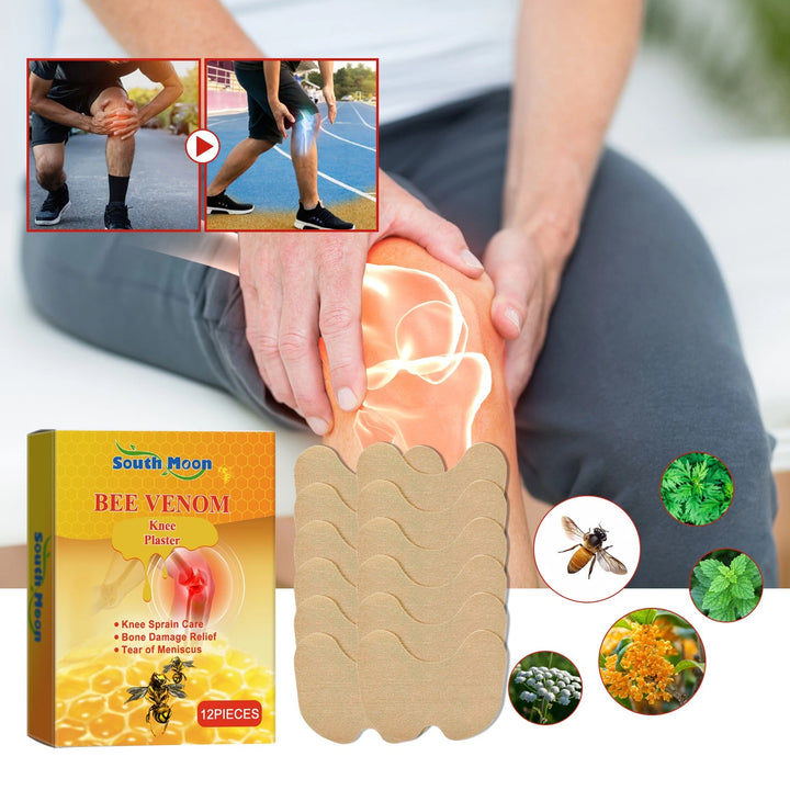 Bee Venom Herbal Pain Relief Patches - 10 Knee Pain Patches (pack of 2)🎇 1361